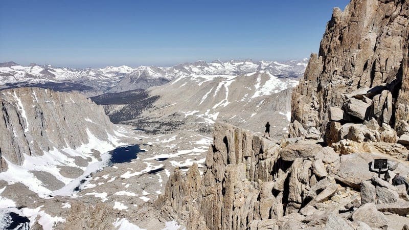 USA Hiking Bucket List - View from Trail Crest on Mount Whitney Trail