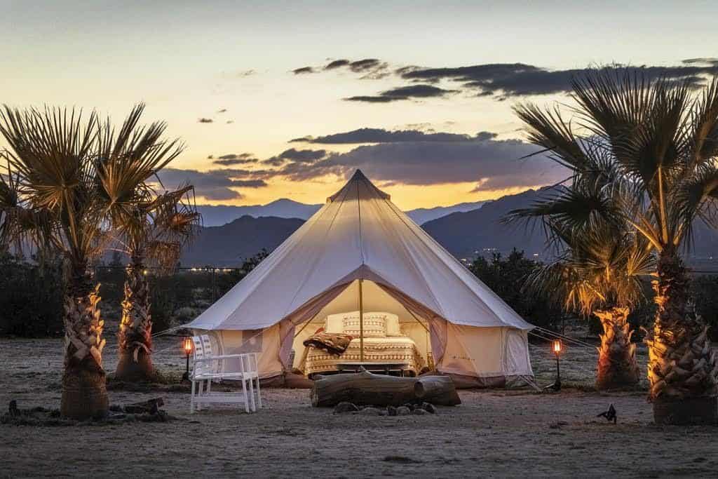 Glamping tent at Castle House Estate, Joshua Tree - Places to stay in Joshua Tree