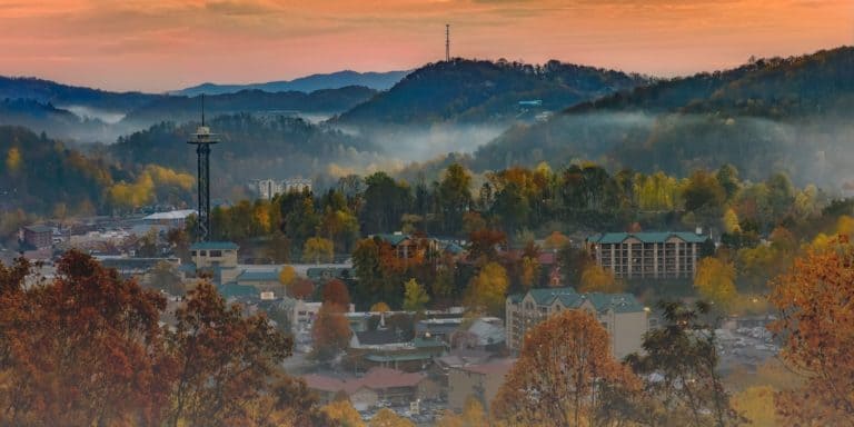 View over Gatlinburg TN - cover photo photo for pet friendly cabins in Gatlinburg