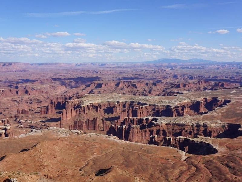 A view over Canyonlands National Park in Utah