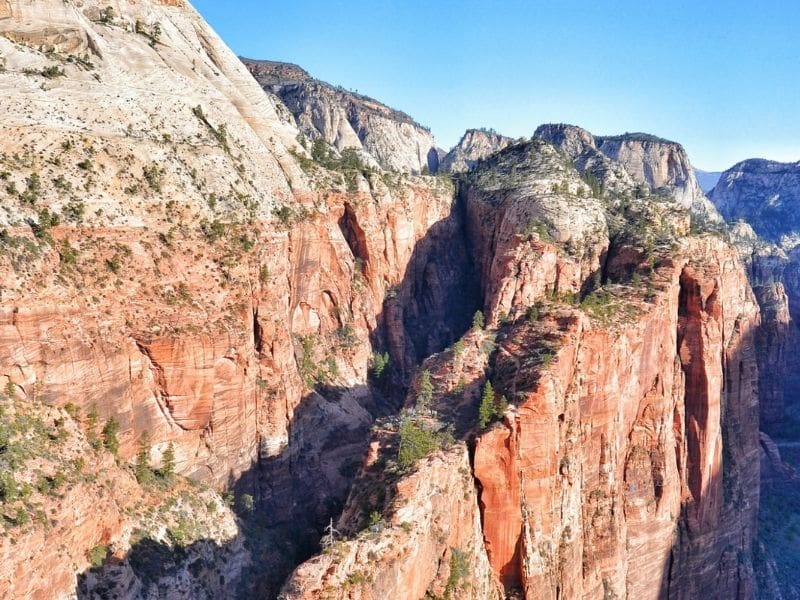 View from the Angel's Landing Hike in Zion National Park