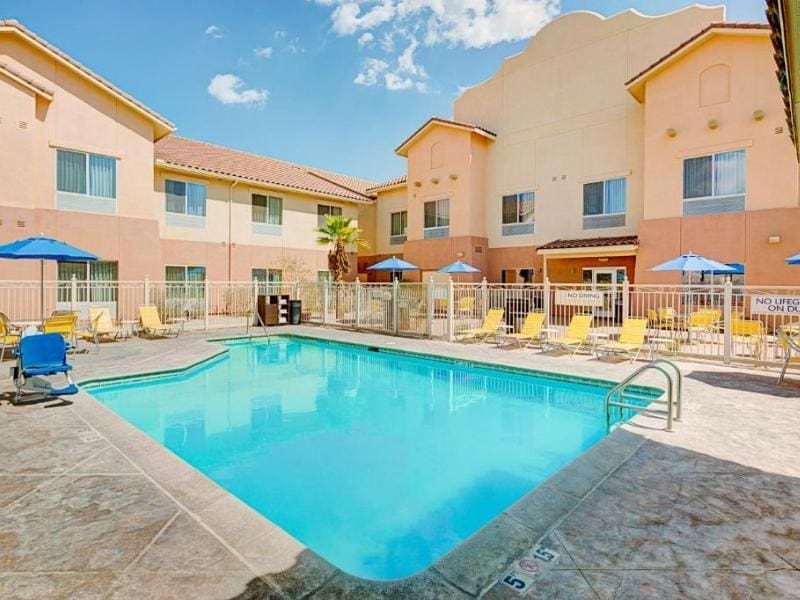 Communal pool at Fairfield Inn and Suites Twentynine Palms