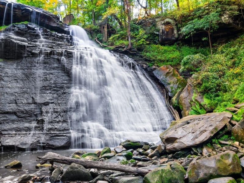 Brandywine Falls in Cuyahoga Valley National Park, Ohio
