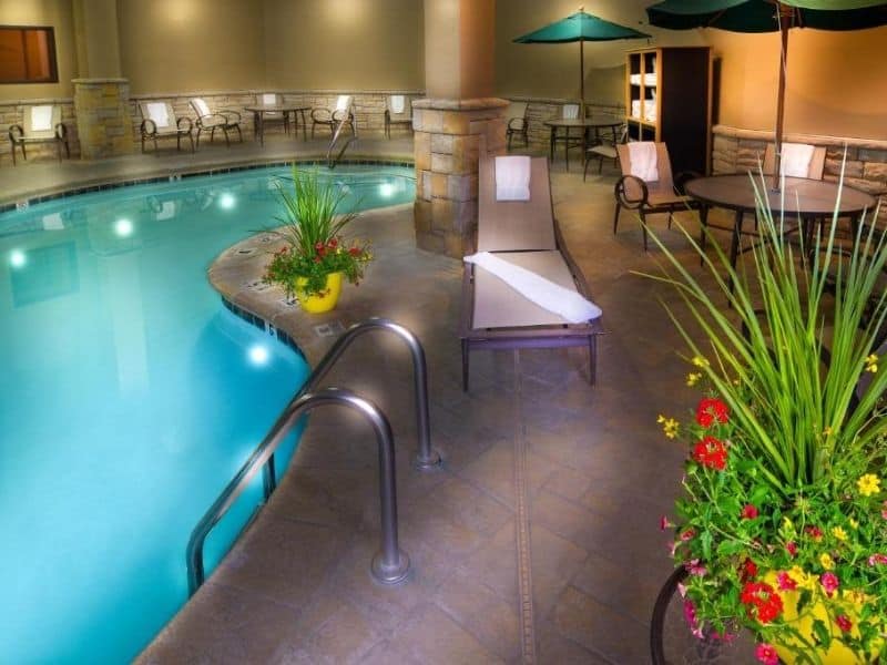 Indoor swimming pool at The Grand Hotel in Tusayan near the Grand Canyon South Rim