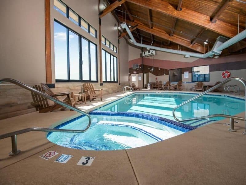 Indoor swimming pool at Holiday Inn Express Grand Canyon in Tusayan