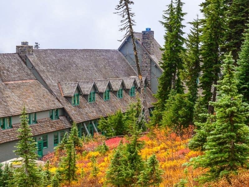 Paradise Inn in Mount Rainier National Park, OR.