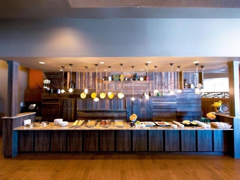 Breakfast buffet at Holiday Inn West Yellowstone