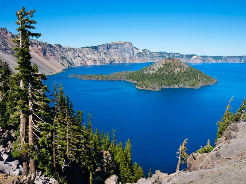 Crater Lake, Oregon. A stop on a San Francisco to Seattle Road Trip.