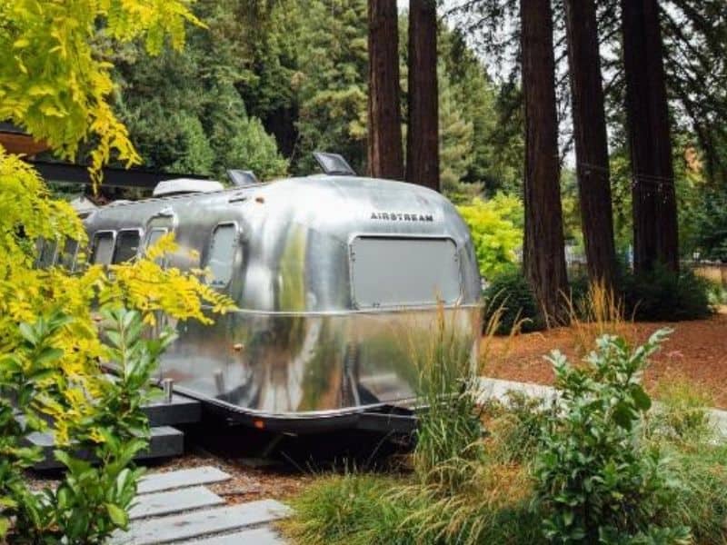 Airstream trailer at AutoCamp Russian River - Bay Area Glamping Ideas
