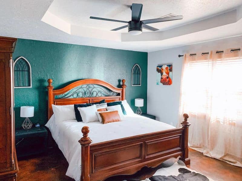 Bedroom at Turner Falls vacation rental