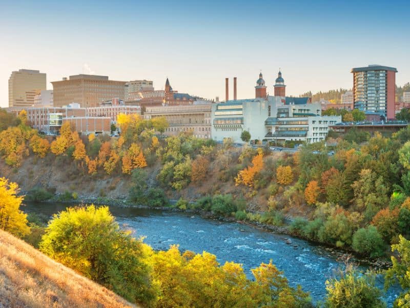 Spokane, WA - a great stop on a Seattle to Yellowstone road trip.