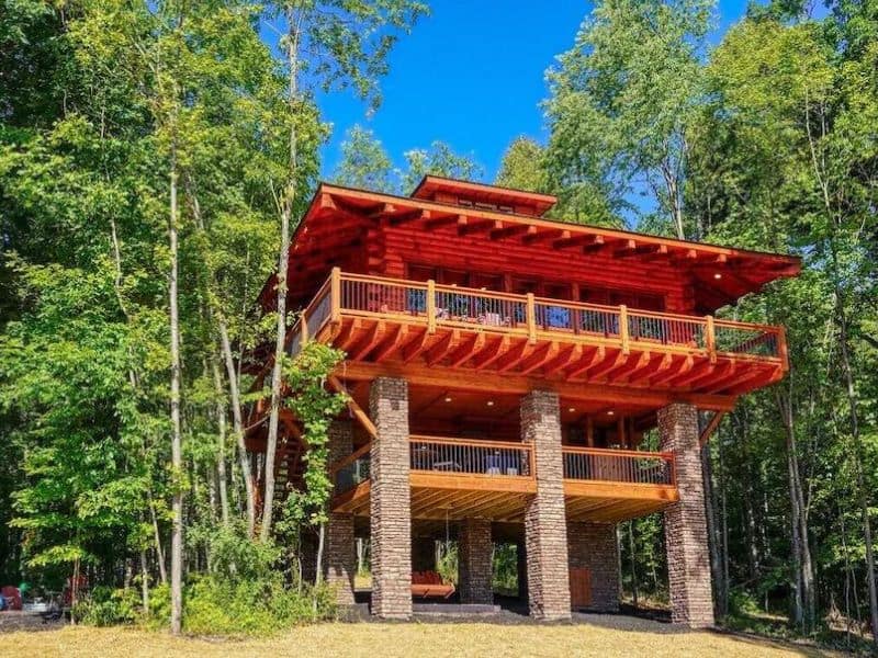 Hocking Hills Cabins for 2 - Soaring Eagle Treehouse