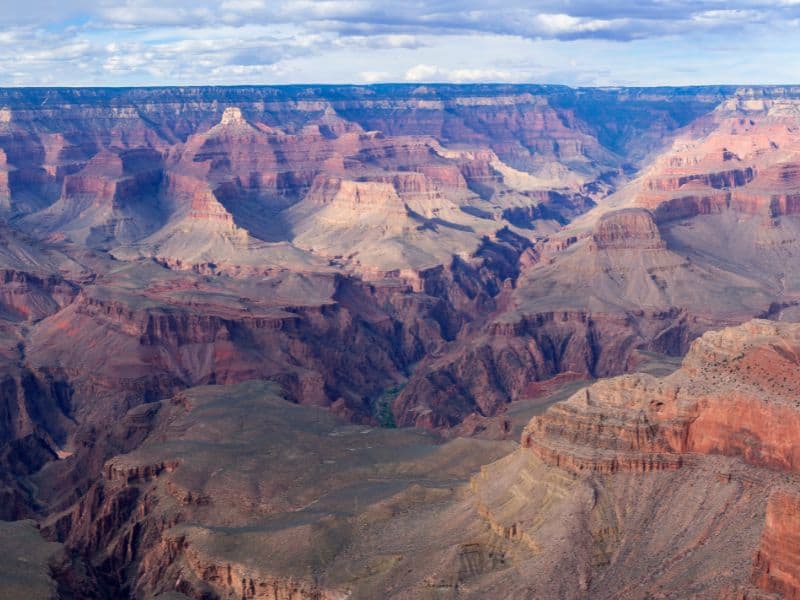 View over the Grand Canyon from the South Rim