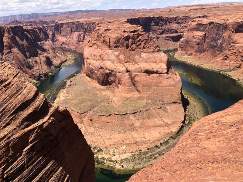Horseshoe Bend in Page Arizona, a must stop on a Denver to Grand Canyon Road Trip